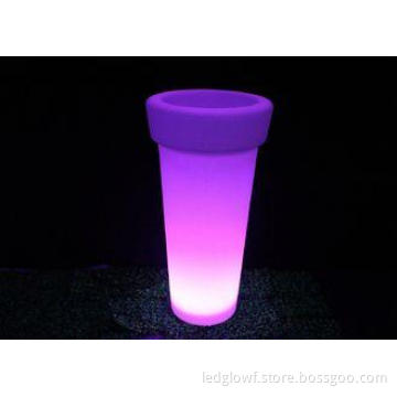 Polyethylene LED Lighted Ice Bucket With Lids For KTV , Wed
